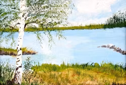 Hå Åkesson & Torsten Ljunggren, Öljymaalaus paneelille, Signeerattu