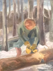 Ann Marie Olssen, Obraz olejny na płótnie, Podpisany