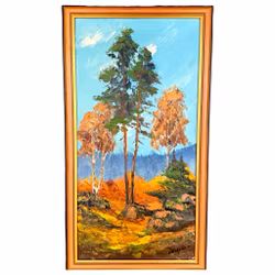 O. Harjanne, Oljemålning på duk, Signerad