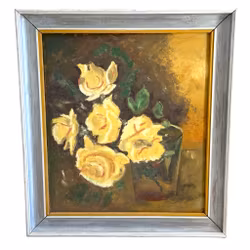 Lindström, Peinture à l'huile sur panneau, Signée