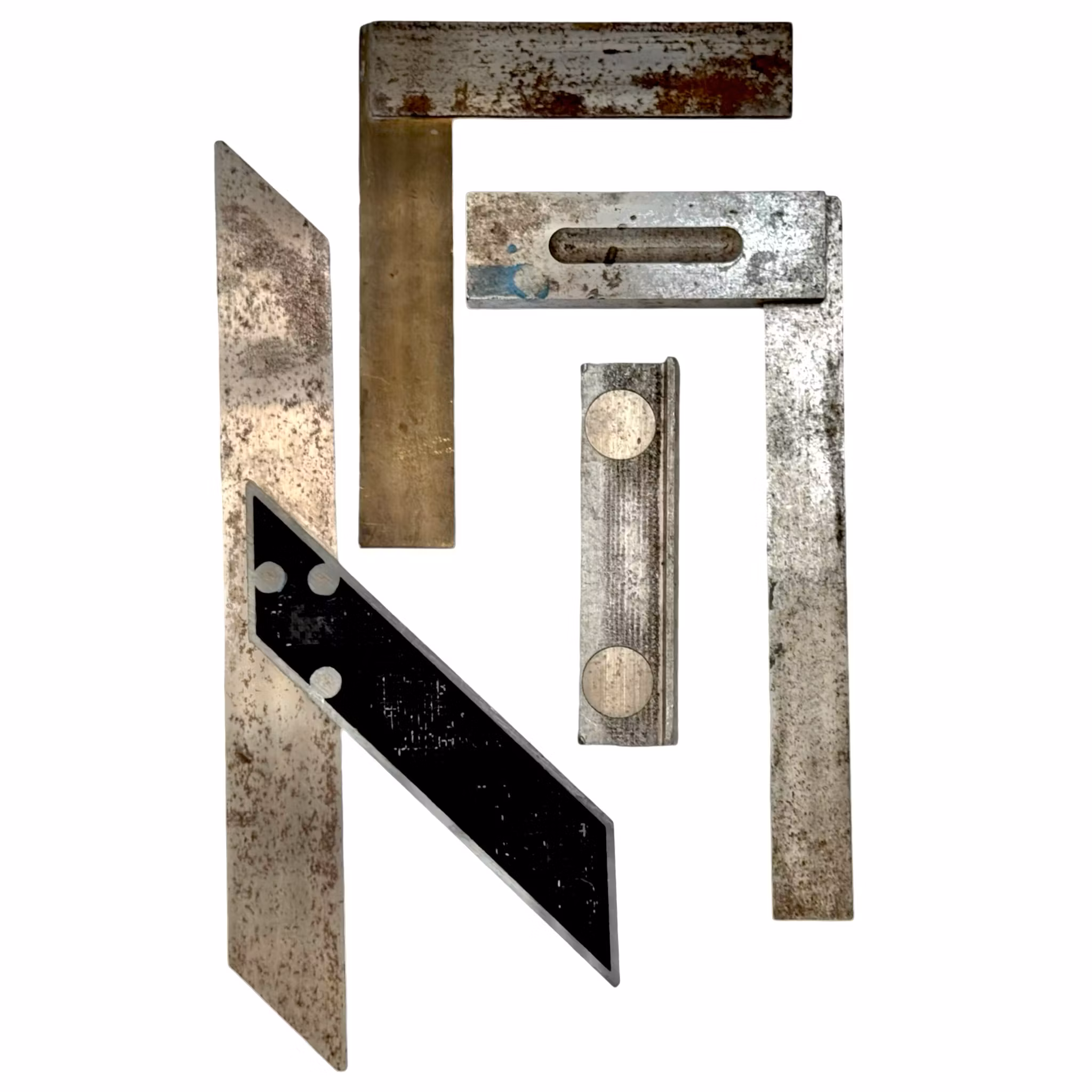 Instrumentos de medición, calibre de ángulos Stanley No.25 8, ángulo combinado, transportador, escuadra ajustable, etc.