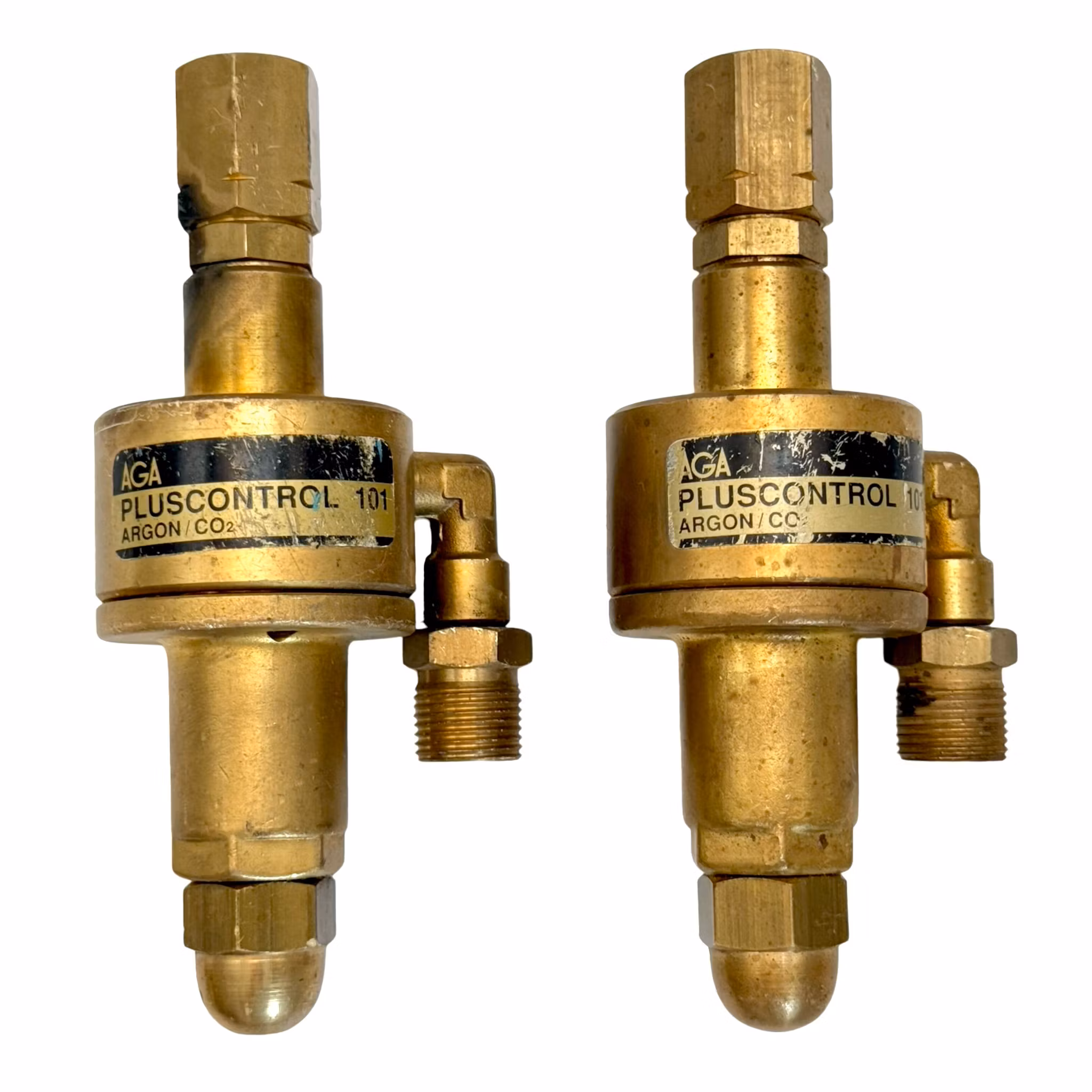 11 st, AGA Plus Control 101 Argon med servicekopplingar m.m.