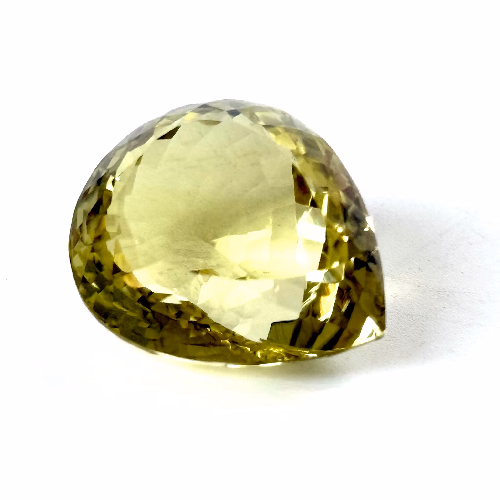 31,61 karat naturlig ubehandlet citrin med certifikat