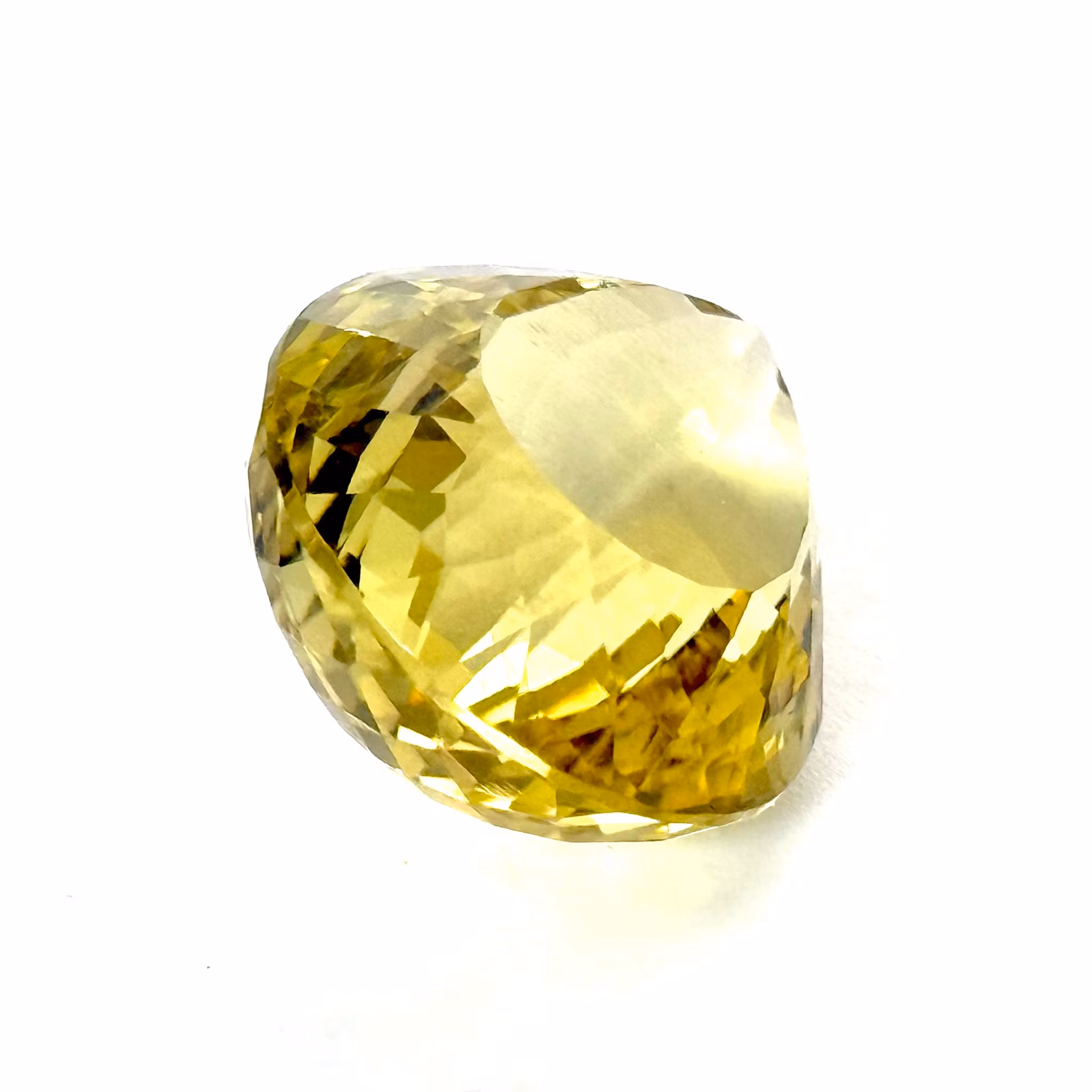 31,61 karat naturlig ubehandlet citrin med certifikat