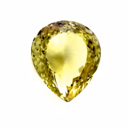 31,61 karat naturlig ubehandlet citrin med certifikat