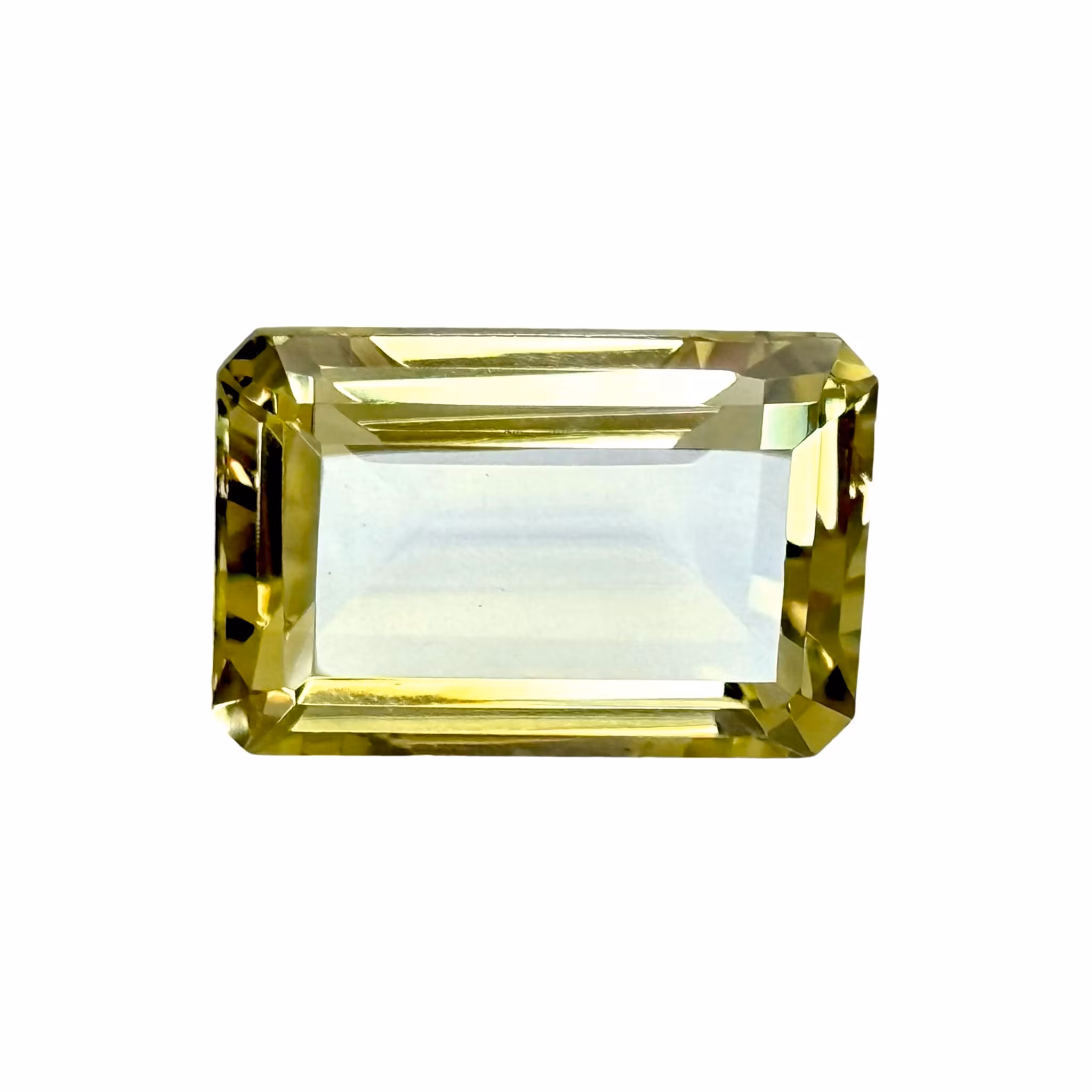 21.26 Karat naturlig obehandlad Citrin med certifikat