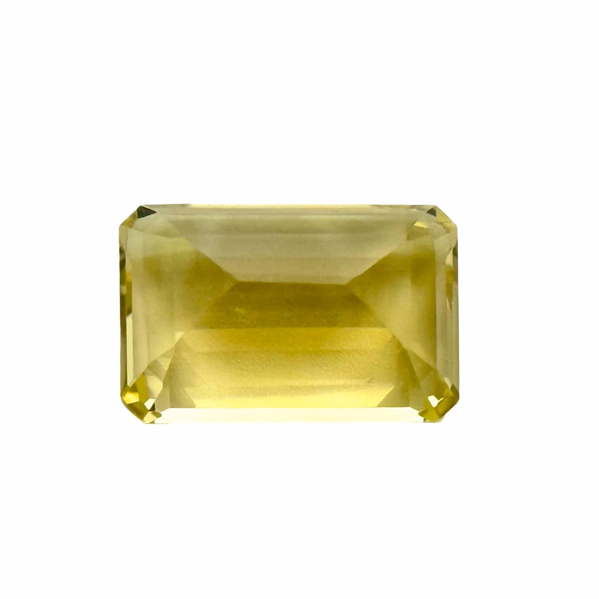 21.26 Karat naturlig obehandlad Citrin med certifikat