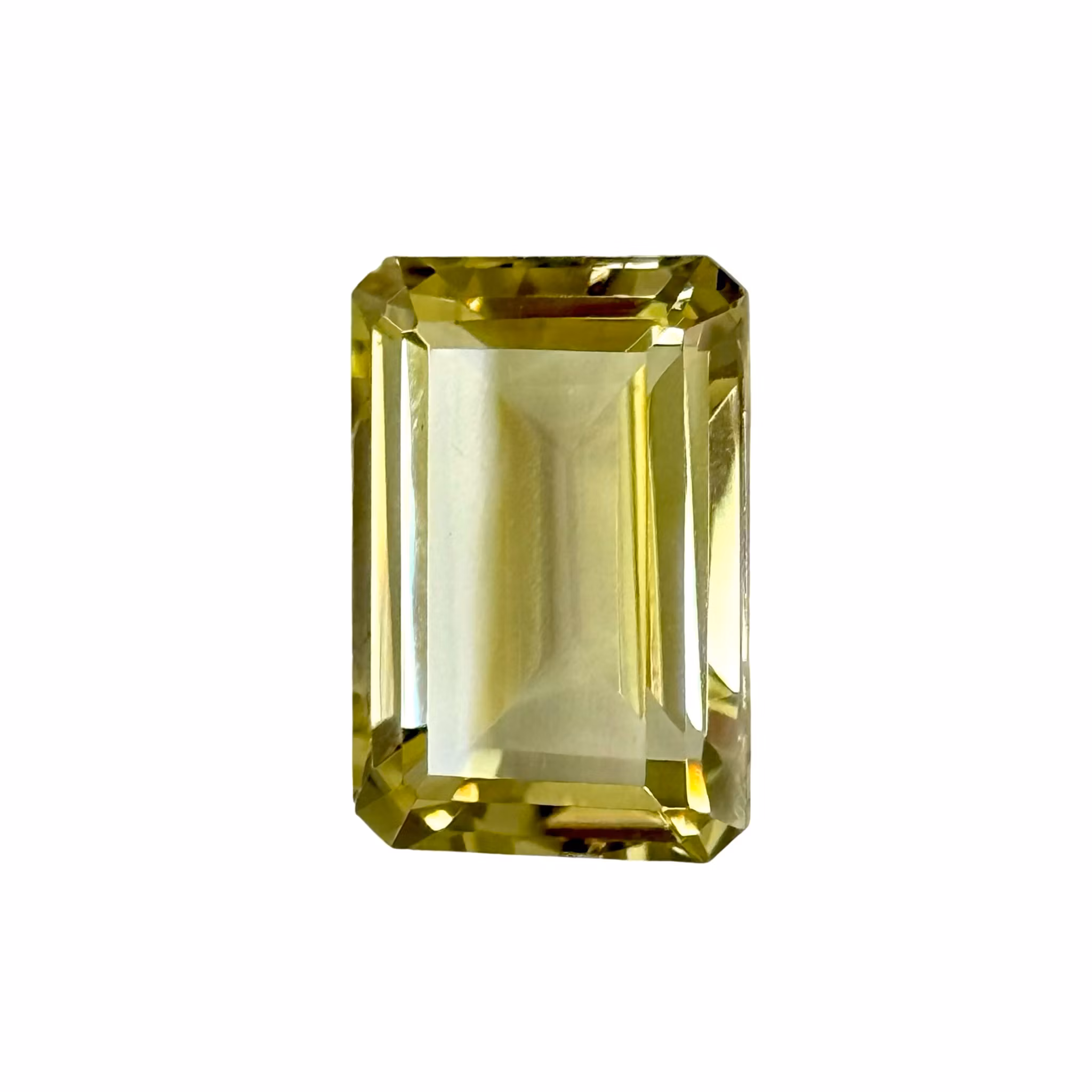 21.26 Karat naturlig obehandlad Citrin med certifikat