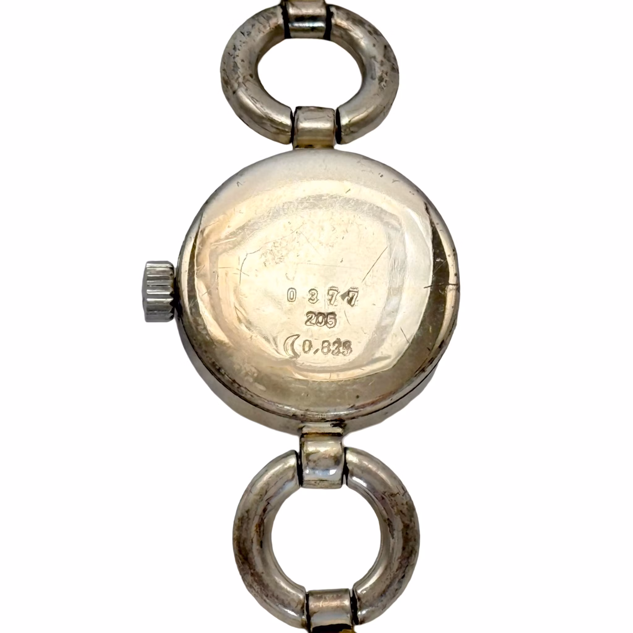 Prätina 17 rubis Antimagnetic, Silver dam armbandsur