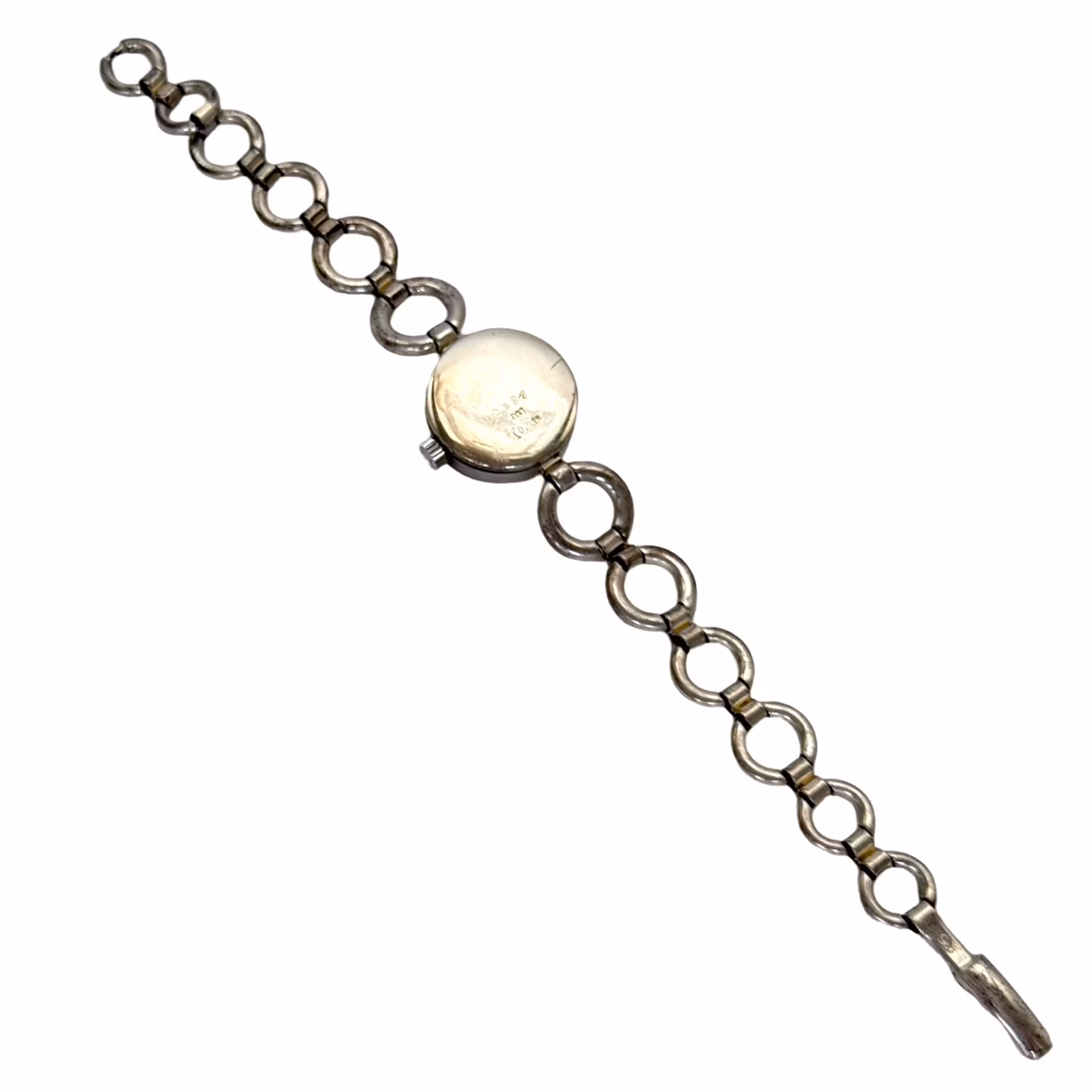 Prätina 17 rubis Antimagnetic, Silver dam armbandsur