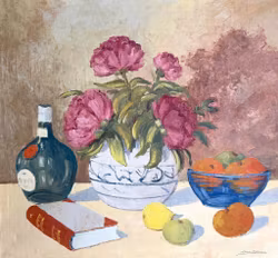 Lars Gunnarsson, Oljemålning på duk, Signerad