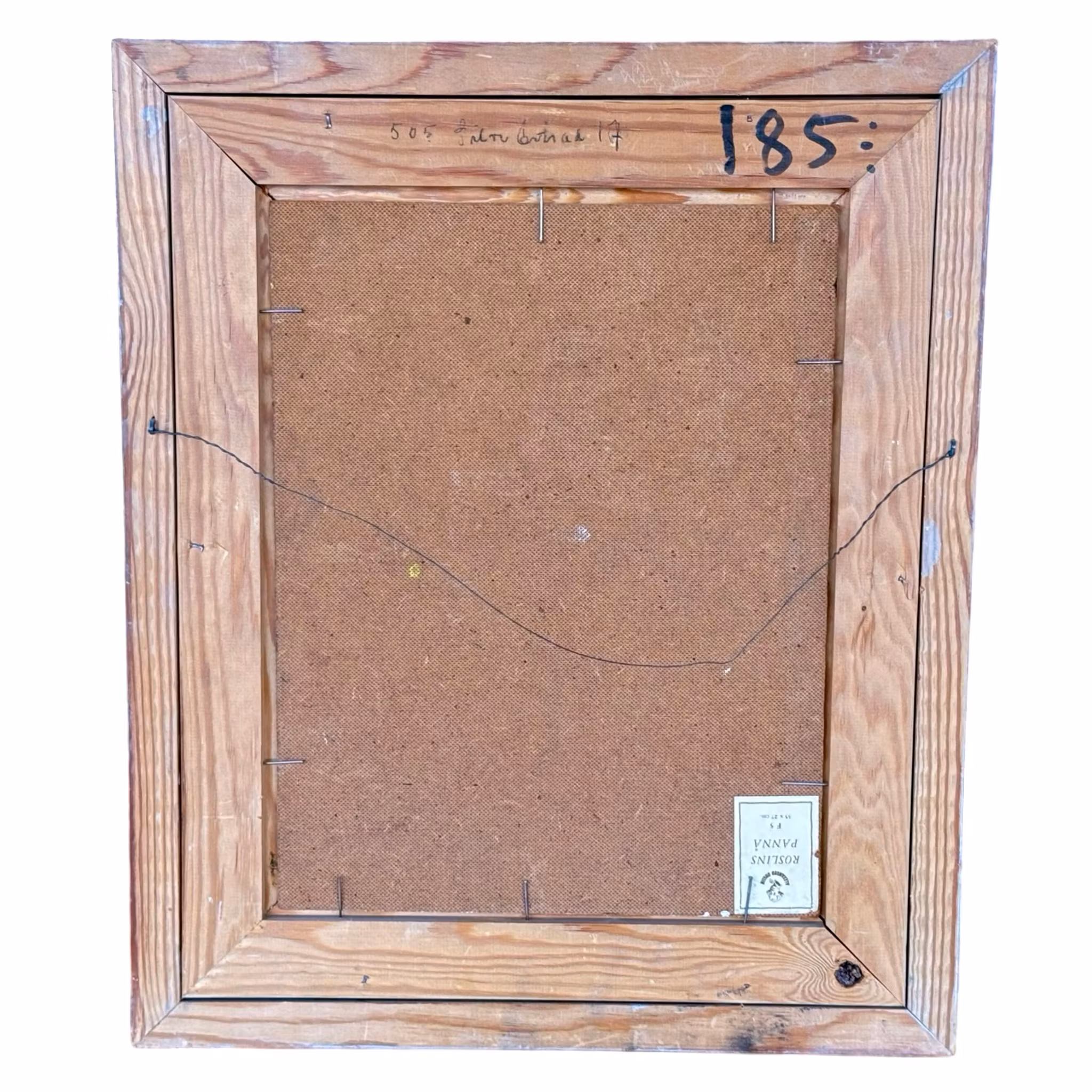 H. Persson, Dipinto ad olio su tavola, Firmato