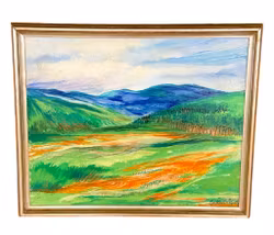 Schönberg, Obraz olejny na płótnie, Sygnowany