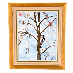 Hå Åkesson, Olieverfschilderij op paneel, Gesigneerd