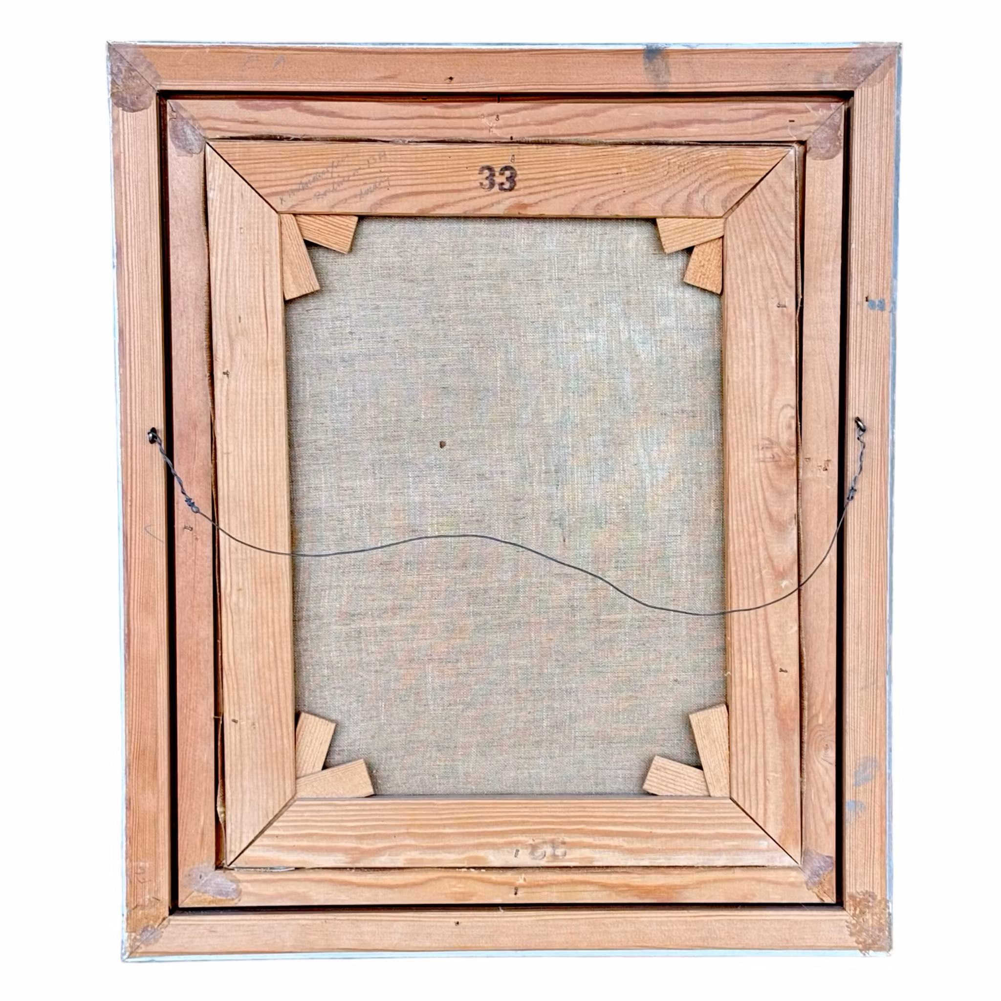 Göte Svensson, Oljemålning på duk, Signerad