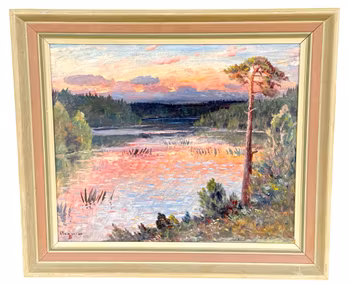 GERT INGEMAR ELISSON (Ruotsi, 1928 - 2011). Öljymaalaus kankaalle, Signeerattu