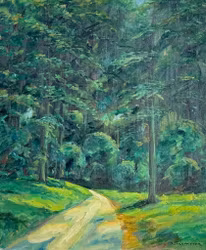 Viktor Rasmussen (Dinamarca, 1922-2004). Pintura al óleo sobre lienzo, Firmada