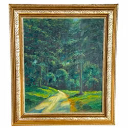 Viktor Rasmussen (Dinamarca, 1922-2004). Pintura al óleo sobre lienzo, Firmada