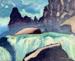 Kai Flygare, Peinture à l'huile sur panneau, Signée