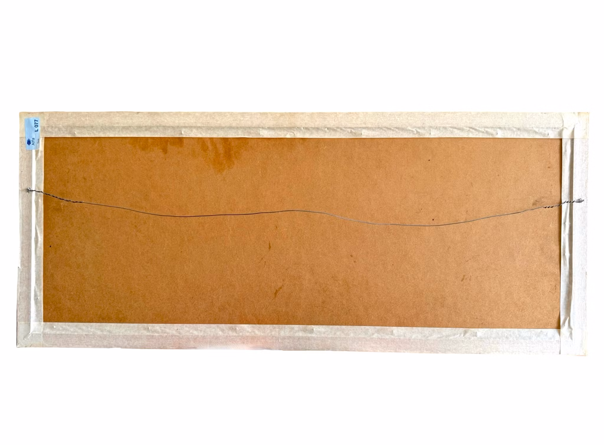 Johnny Oppenheimer (Suède, 1923-2005). Peinture à l'huile sur panneau, Signée