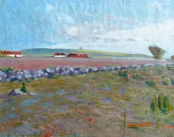 John Sjöborg (Szwecja, 1887 - 1964). Obraz olejny na płótnie, sygnowany