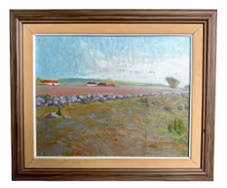 John Sjöborg (Szwecja, 1887 - 1964). Obraz olejny na płótnie, sygnowany