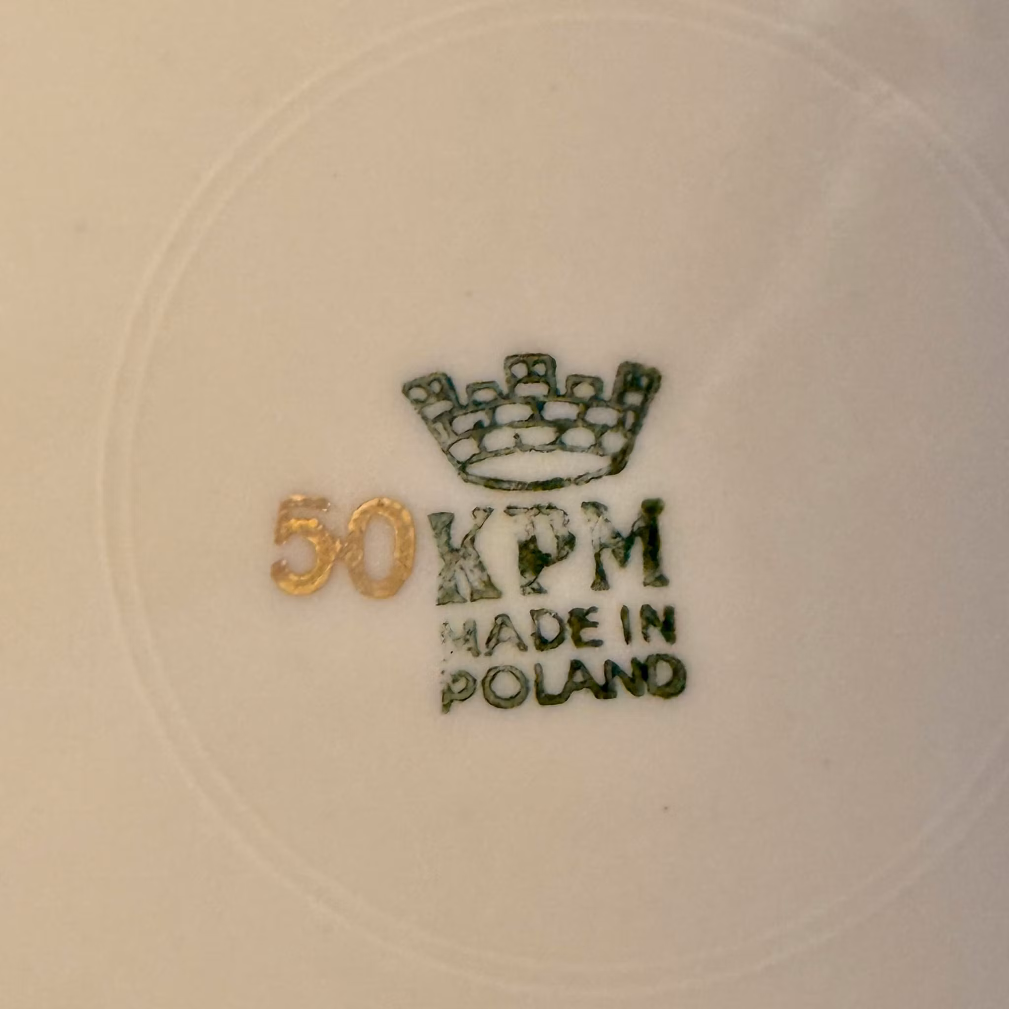 12 szt. talerzy porcelanowych KPM