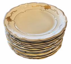 12 st, KPM porslin assietter