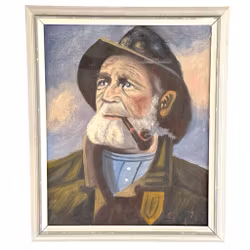 Niezidentyfikowany artysta, Obraz olejny na płótnie, Podpisany