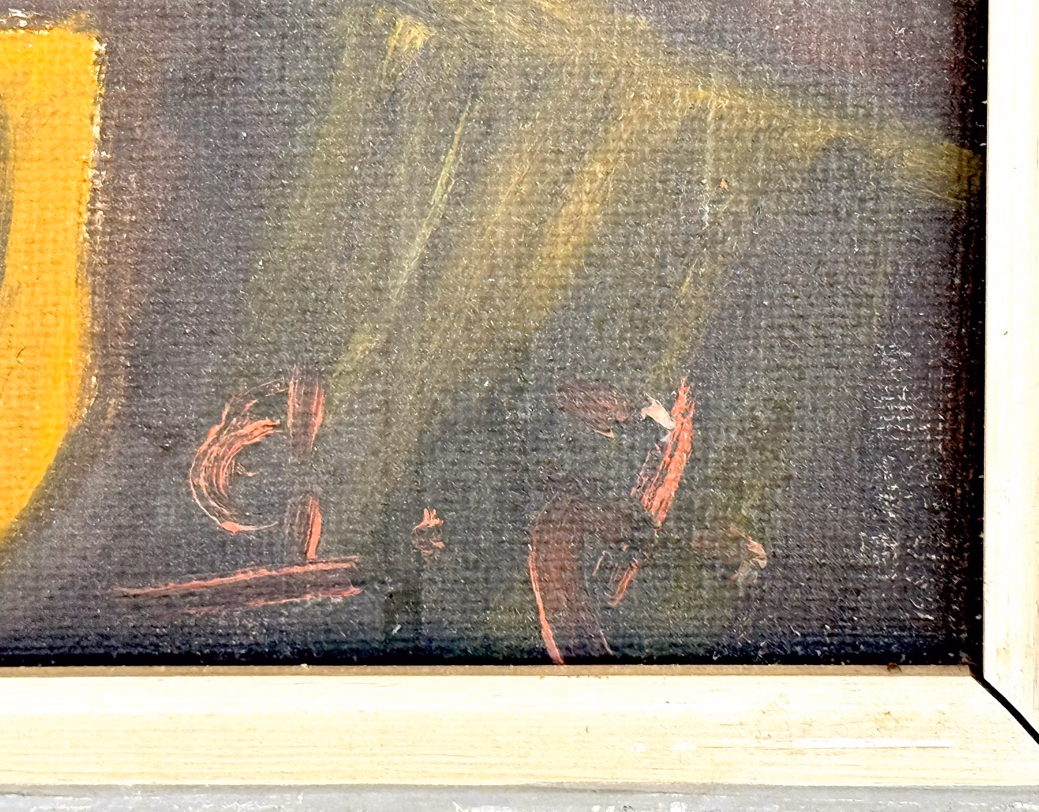 Niezidentyfikowany artysta, Obraz olejny na płótnie, Podpisany