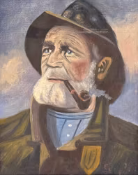 Niezidentyfikowany artysta, Obraz olejny na płótnie, Podpisany