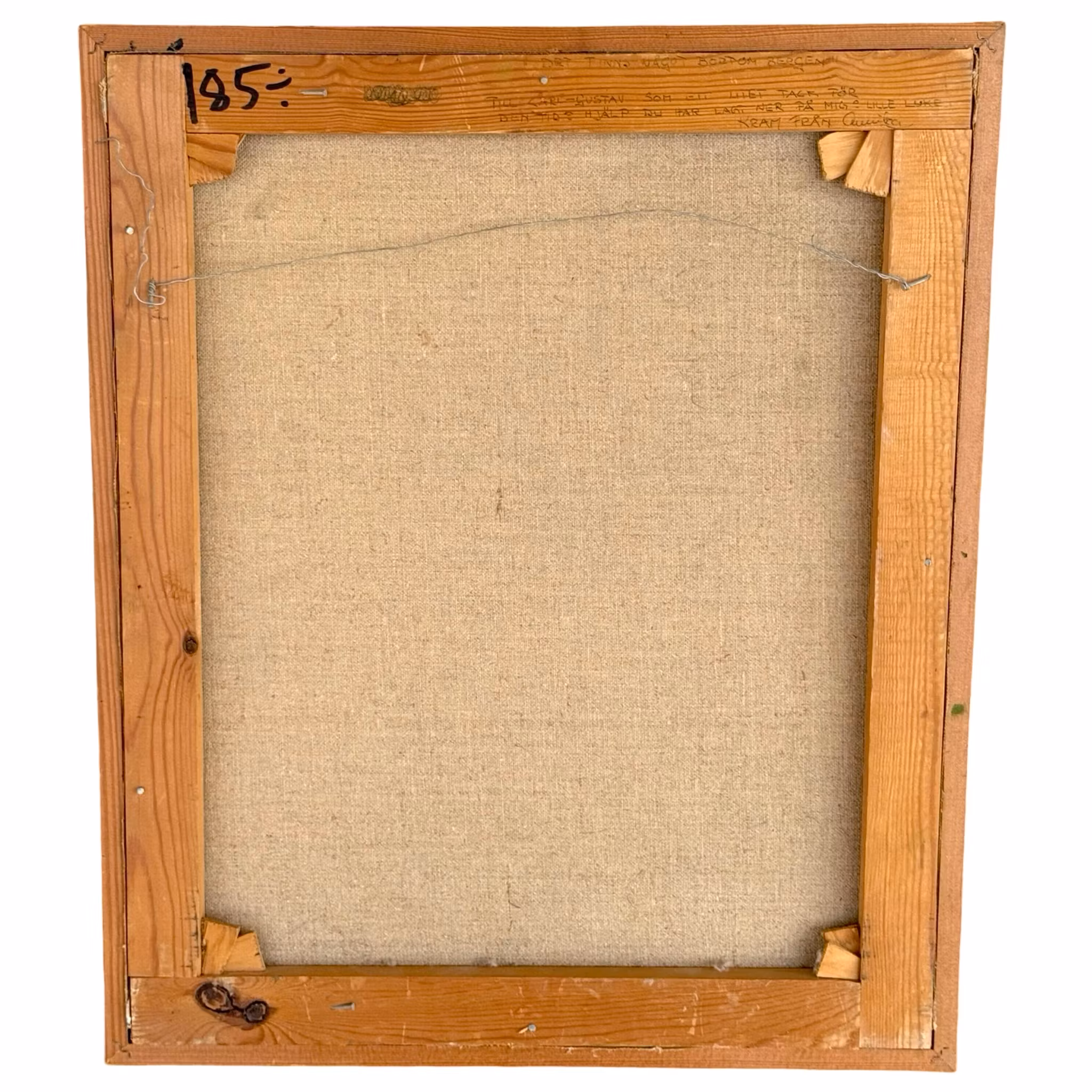 Artista no identificado, Pintura al óleo sobre lienzo, Firmada