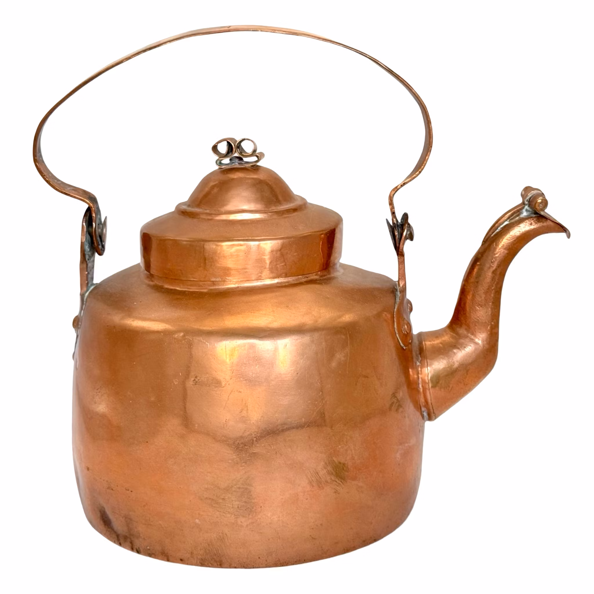 Antik tekannor Kaffekannor koppar