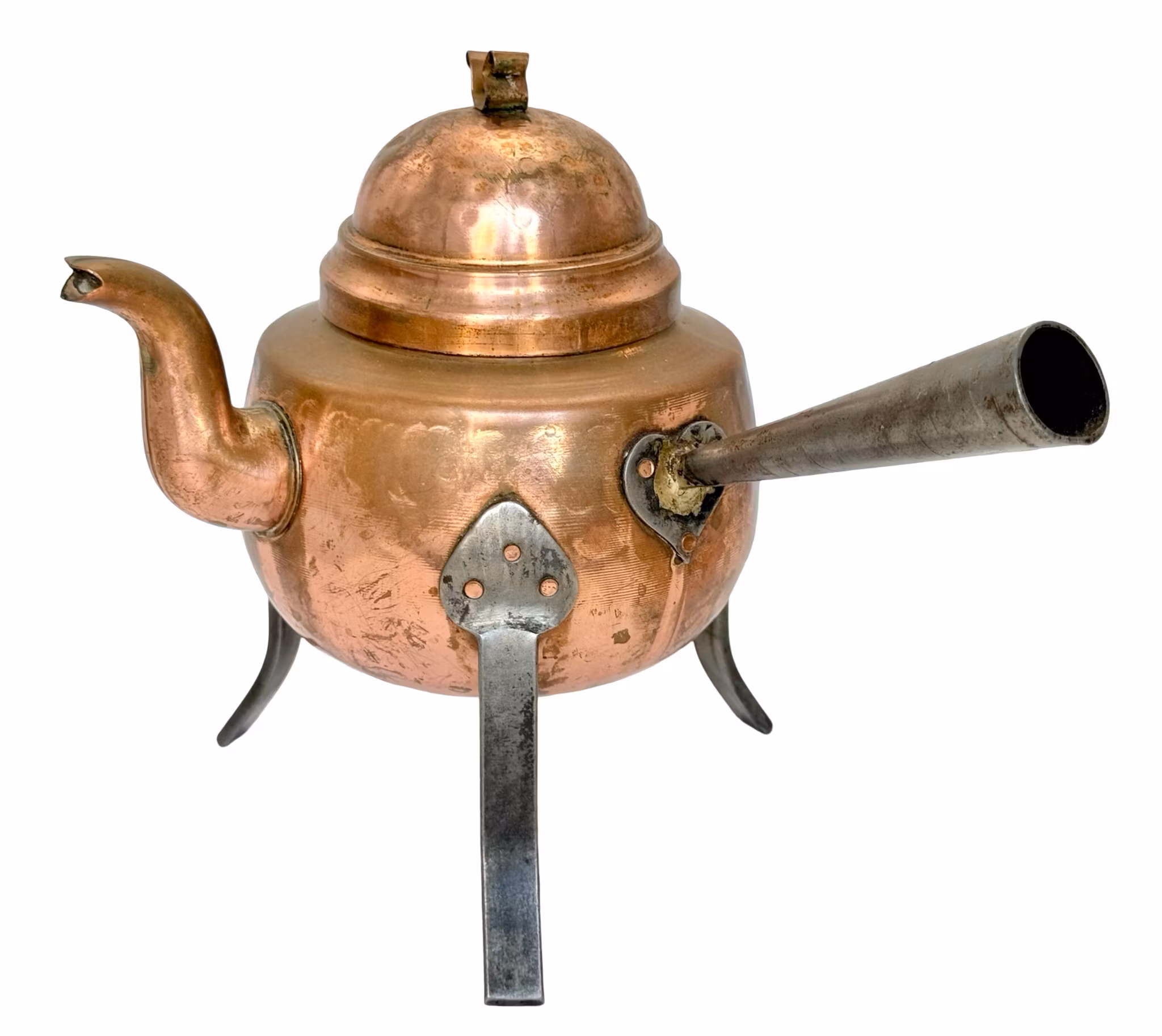 Antik tekannor Kaffekannor koppar