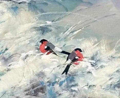 Per Åkered, Ölgemälde auf Leinwand, Signiert