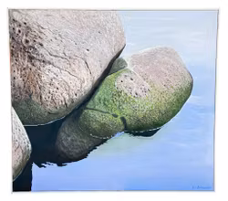 Johnny Andersson, Oil painting on canvas, Signed