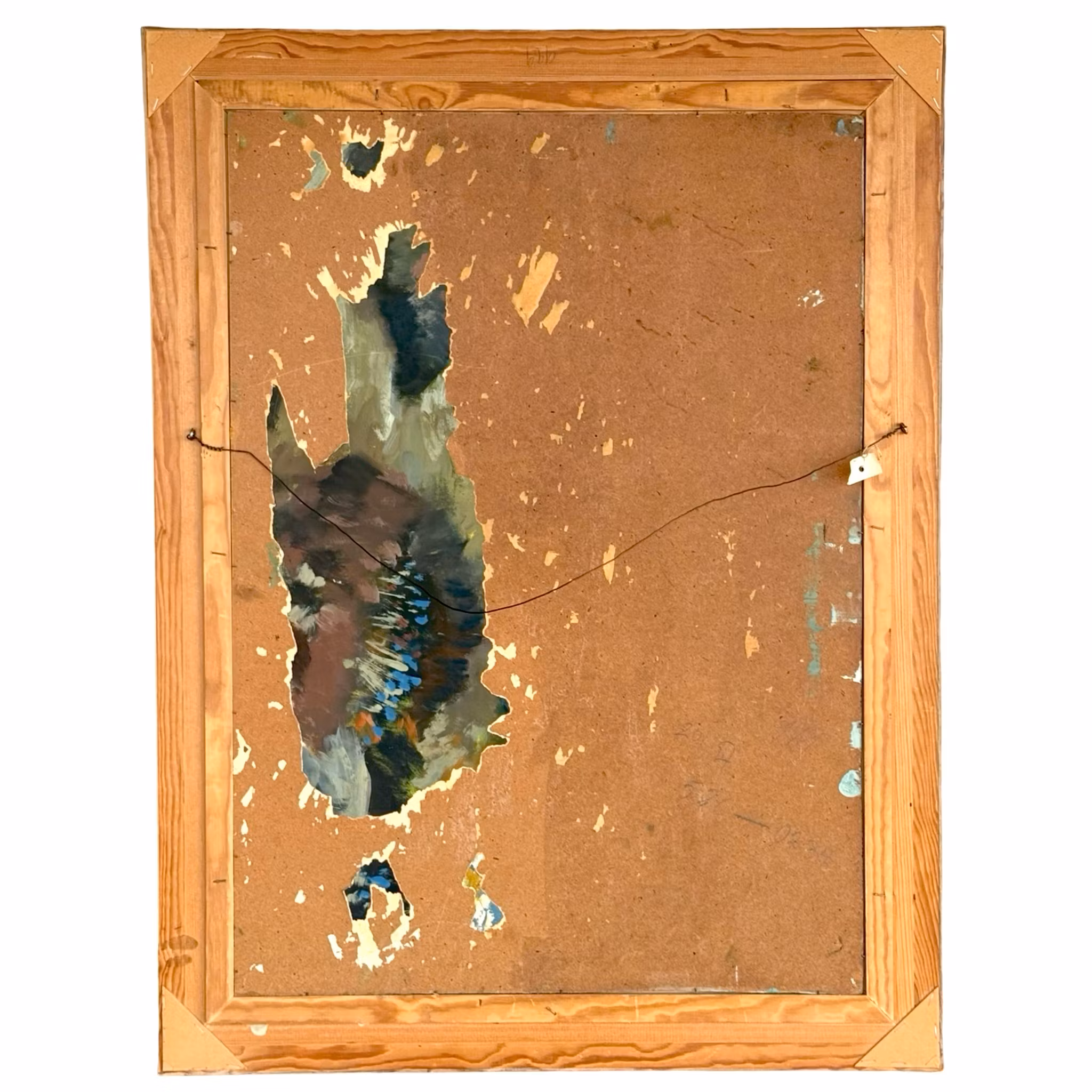 Nilsson, Öljymaalaus paneelille, Signeerattu