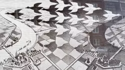 Maurits Cornelis Escher (Nederländerna, 1898-1972) Gammalt tryck 1970