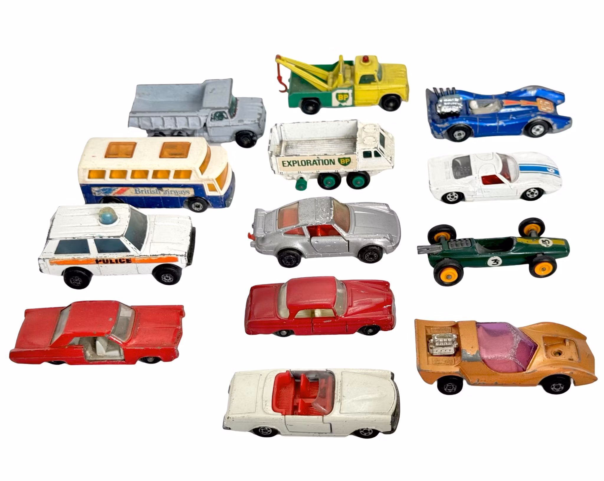 13 stk, Matchbox Lesney, Legetøjsbiler, samlerbiler, England