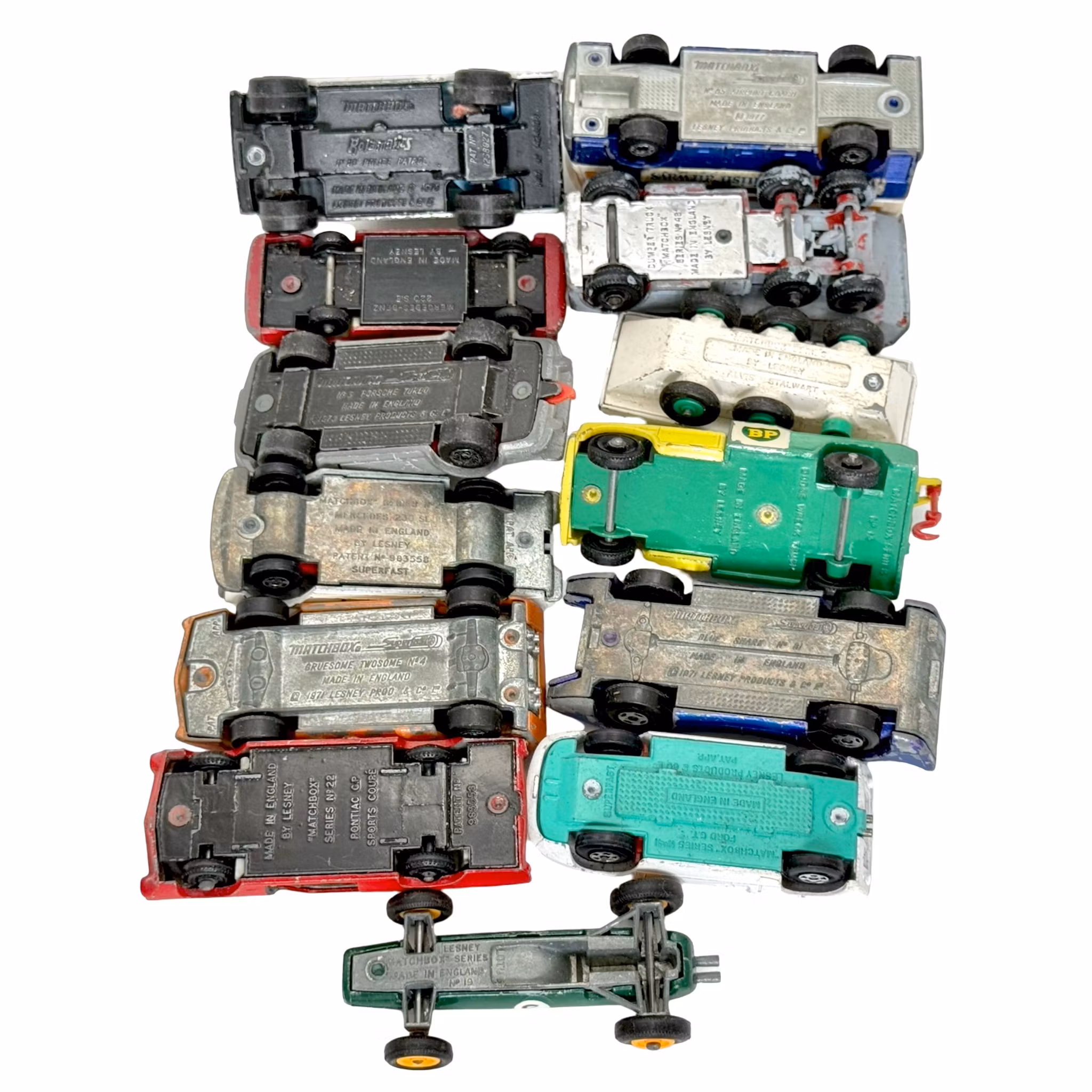 13 stk, Matchbox Lesney, Legetøjsbiler, samlerbiler, England