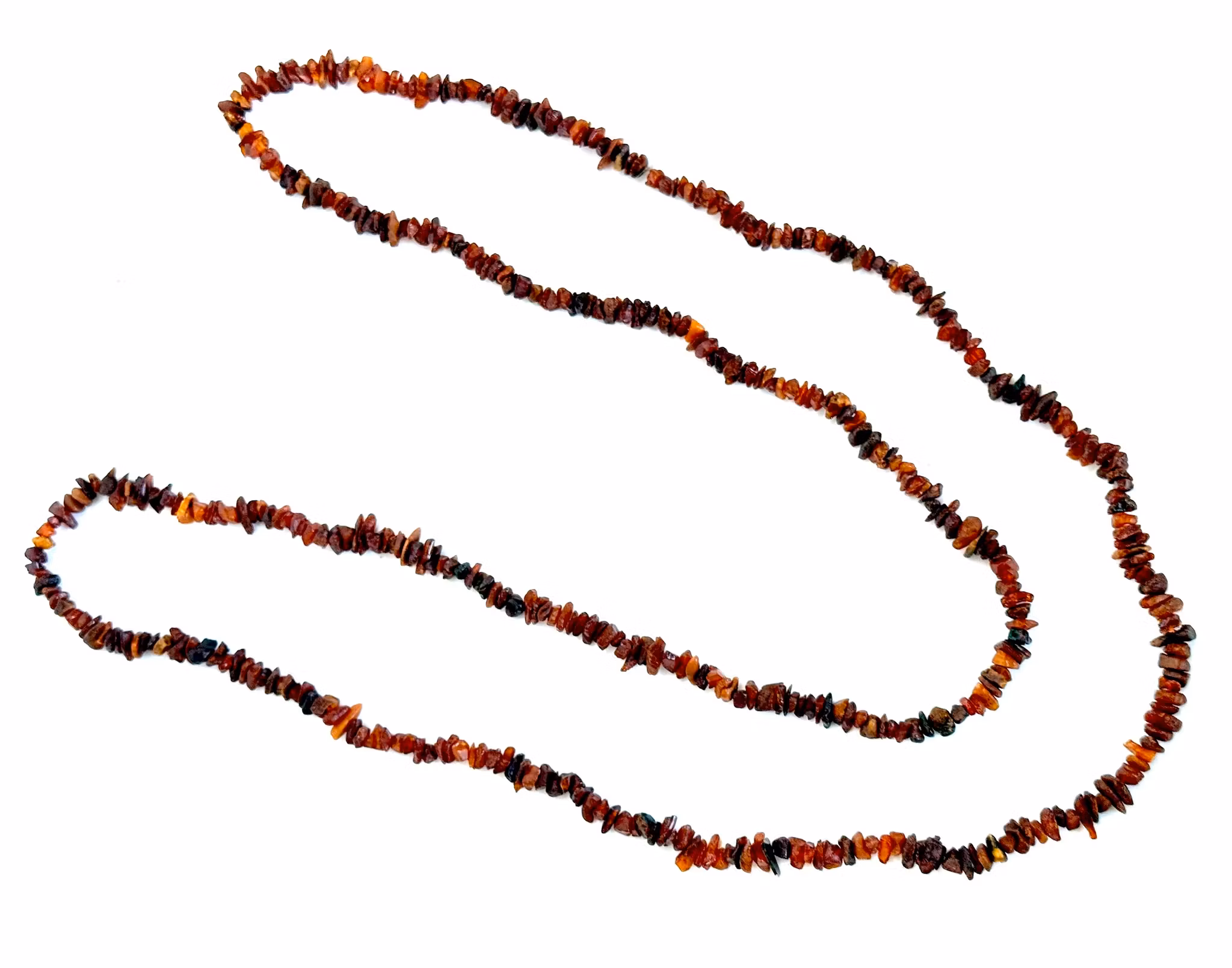 Antikk halskjede, naturlig baltisk rav