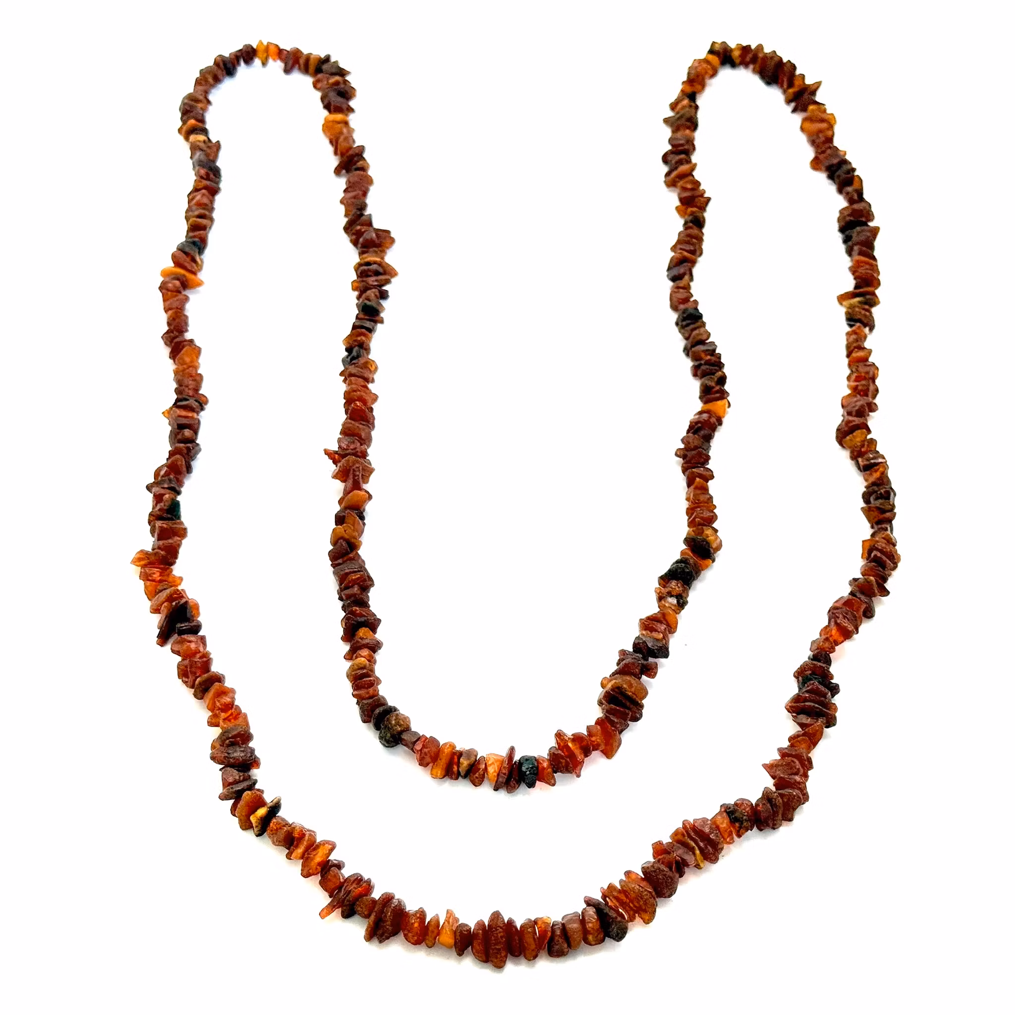 Antikk halskjede, naturlig baltisk rav