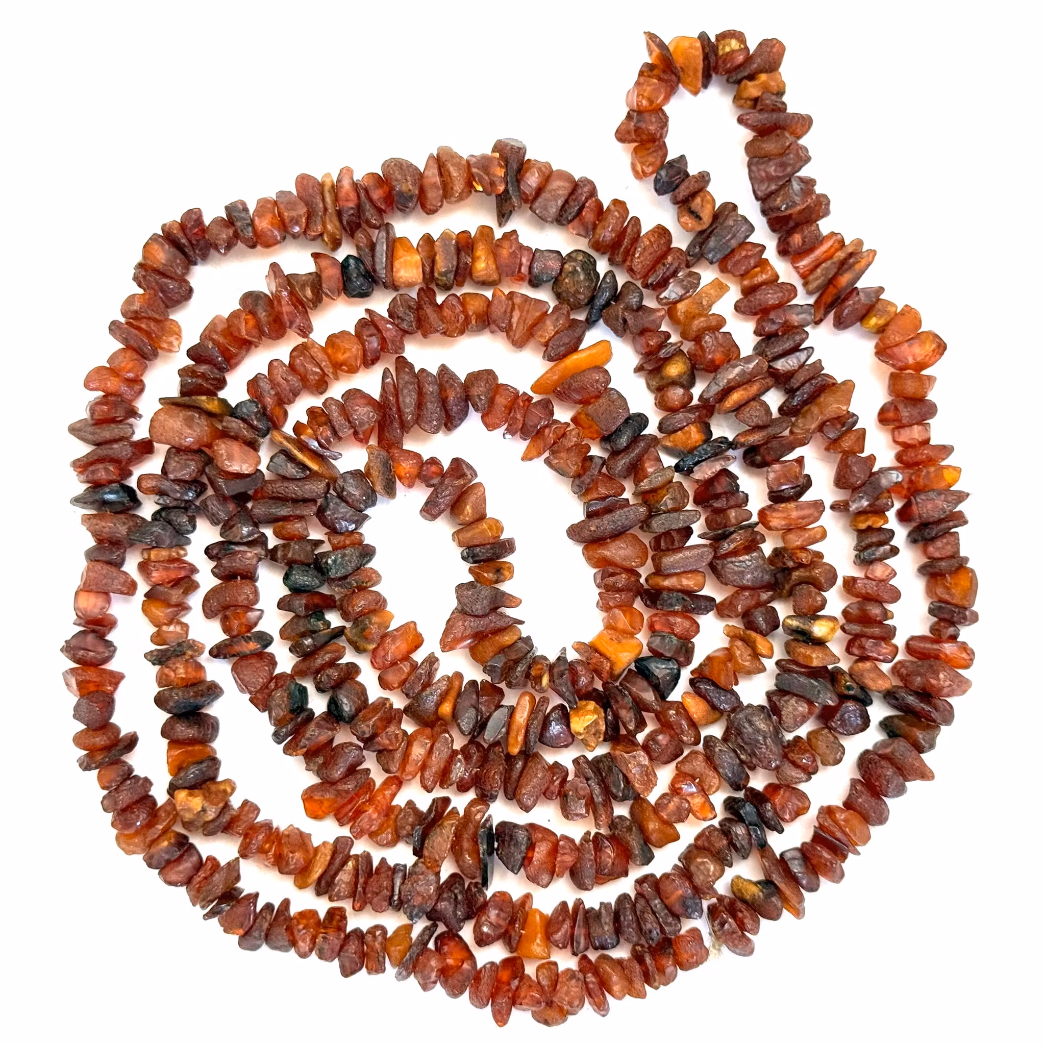 Antikk halskjede, naturlig baltisk rav