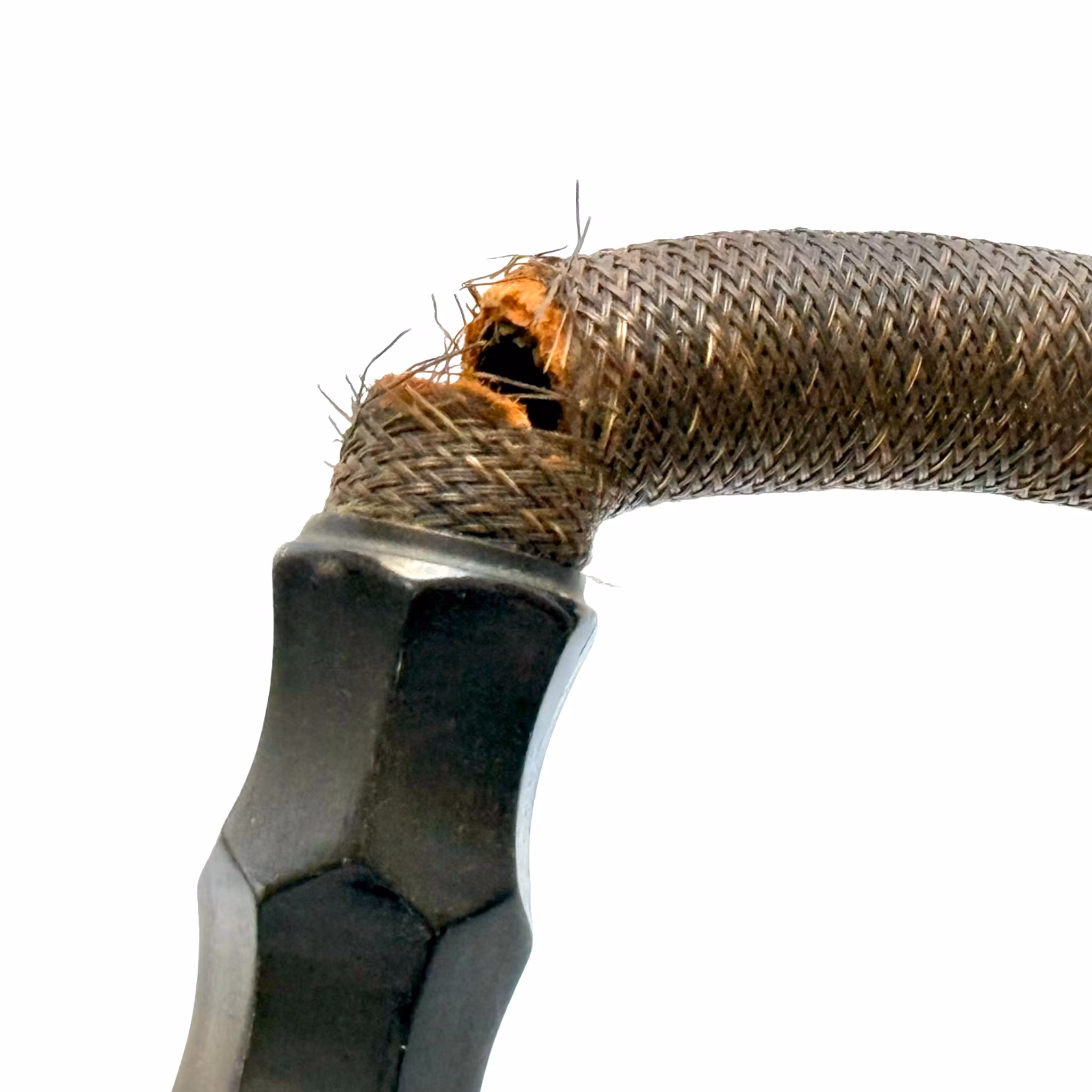 Long barrel, silver mount with Rhinoceros horn, Sweden, early 19th century.