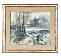 Unidentified artist, Oil painting on canvas, Signed
