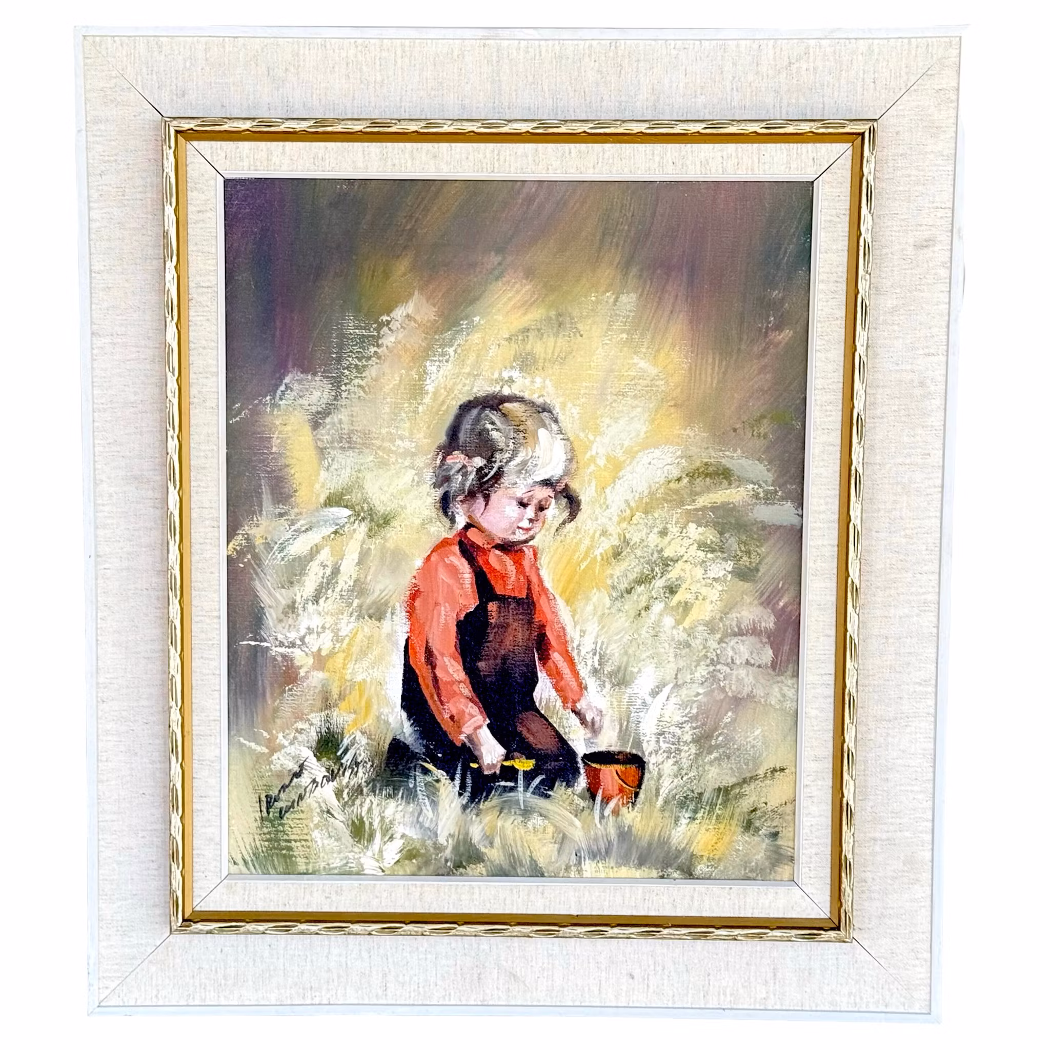 IRENE LUNDQVIST, Oljemålning på duk, Signerad