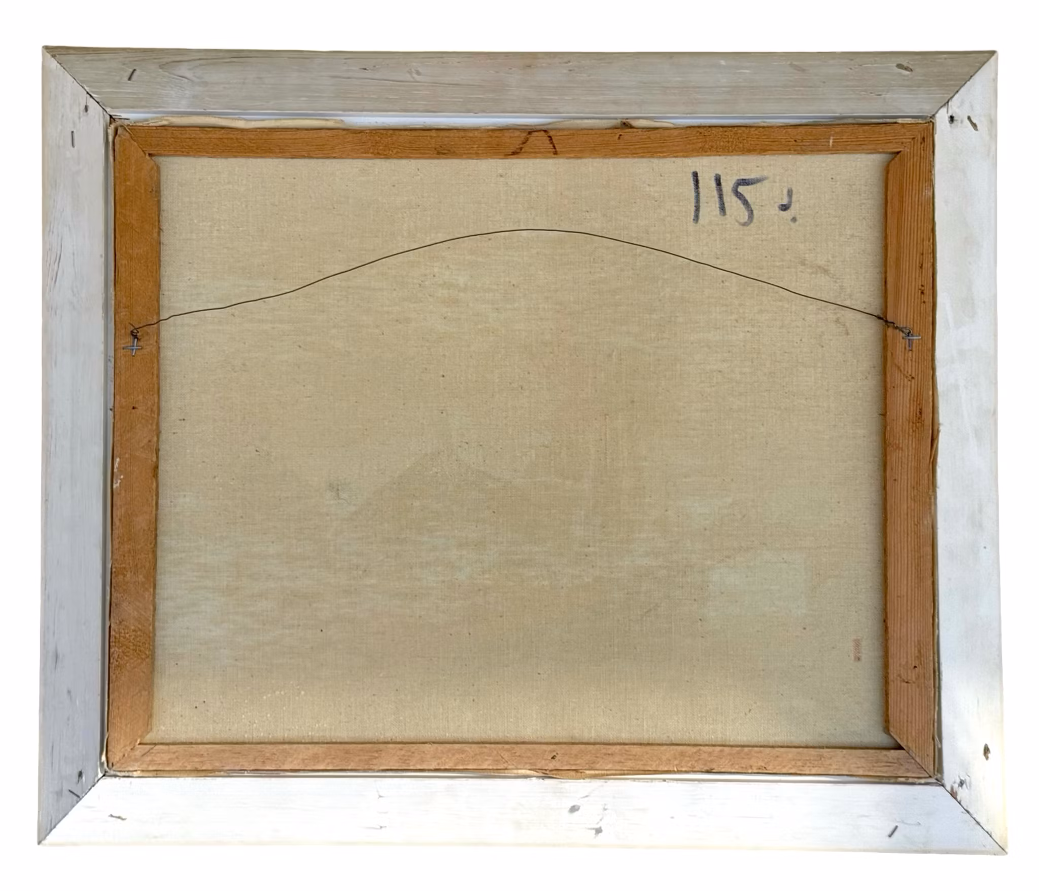 Tuntematon taiteilija, Öljymaalaus kankaalle, Signeerattu