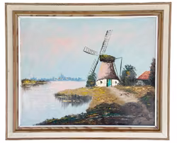 HUGO PALMQUIST, Olieverfschilderij op doek, Gesigneerd