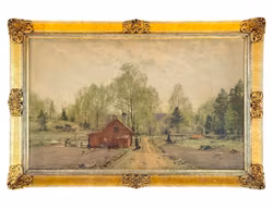 Alfred Thörne - Grabado antiguo