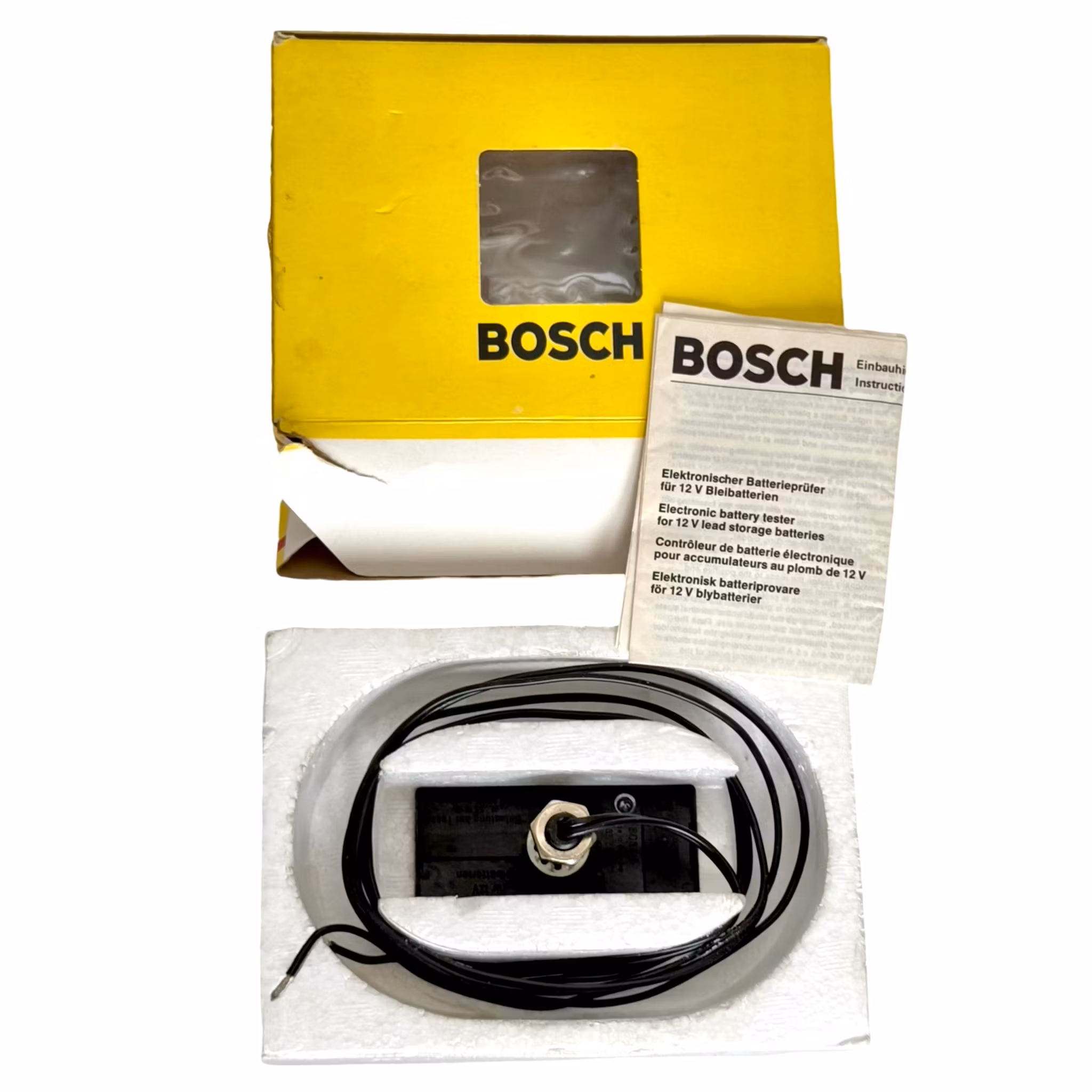 Bosch elektronik batteri testare 12v